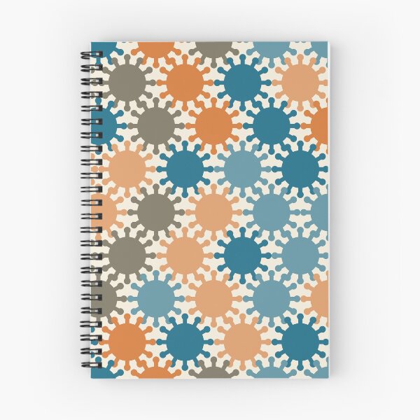 Item preview, Retro Spike Virus Seamless Pattern 006 designed and sold by TexSta.