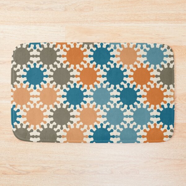 Item preview, Retro Spike Virus Seamless Pattern 006 designed and sold by TexSta.