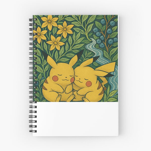 Item preview, William Morris Style Yellow Creatures Illustration designed and sold by WildArtIT.