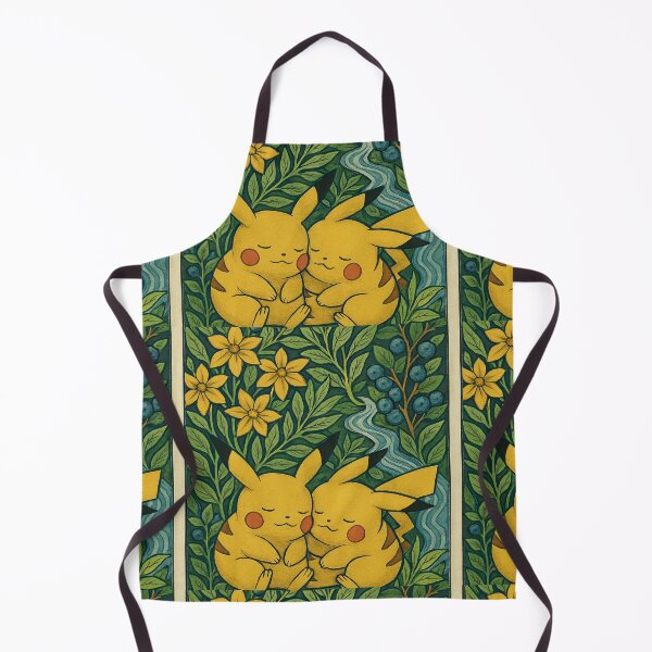 Item preview, William Morris Style Yellow Creatures Illustration designed and sold by WildArtIT.
