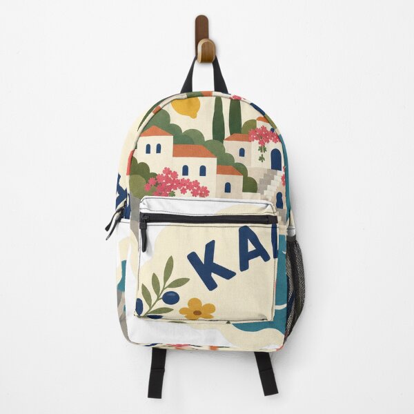 Item preview, Kalkan Turkey Travel Souvenir Modern Folk Art designed and sold by VisualArtsOasis.