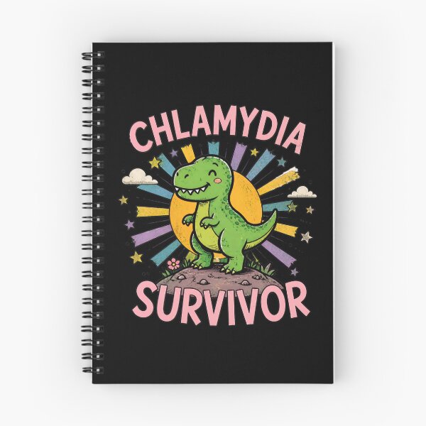 Item preview, Chlamydia Survivor Dinosaur Rainbow Cute Butterfly designed and sold by AlongTimber.