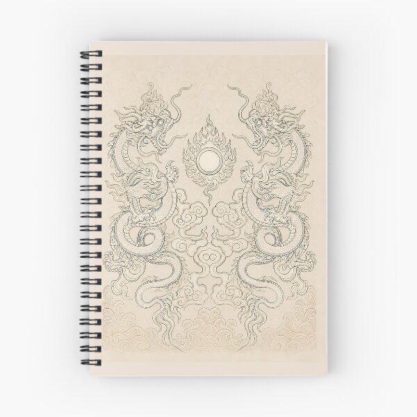 Item preview, Tran Dynasty Dragon: Two Dragons Flanking The Moon #6 designed and sold by Rising Drake.