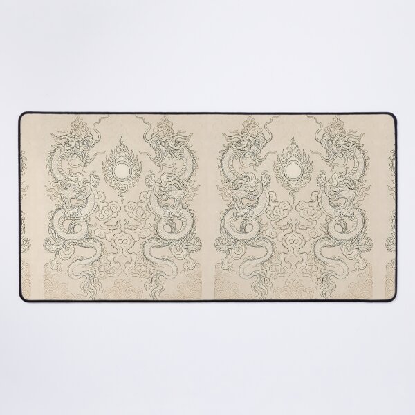 Item preview, Tran Dynasty Dragon: Two Dragons Flanking The Moon #6 designed and sold by Rising Drake.
