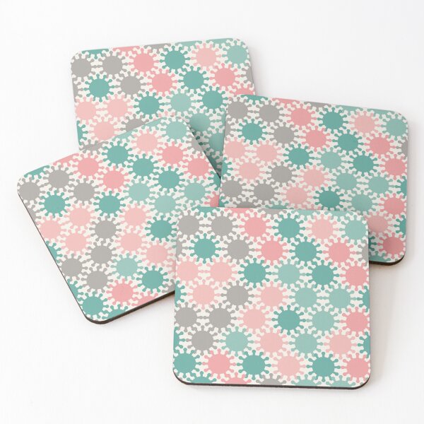 Item preview, Retro Spike Virus Seamless Pattern 007 designed and sold by TexSta.