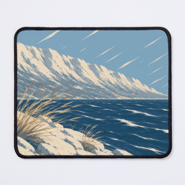 Item preview, Velebit Winds | Adriatic Minimalist Landscape designed and sold by Studio pod Burom.