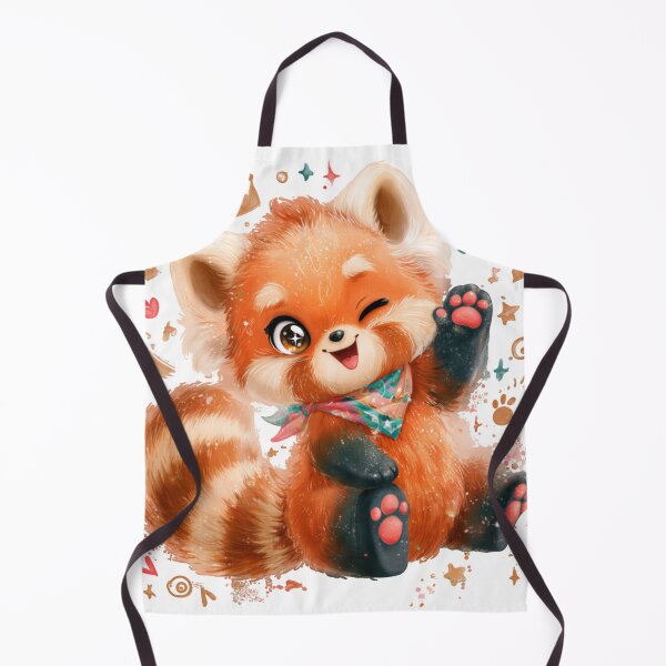 Item preview, Playful Happy Red Panda Watercolor Art designed and sold by Sunisa_BW.
