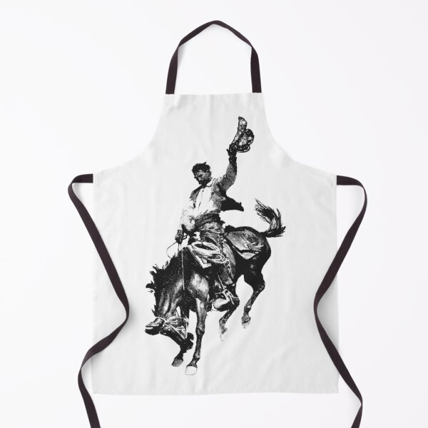 Item preview, Vintage Cowboy Riding Horse Western Frontier Cowboy Americana Graphic designed and sold by Lilbahlil.
