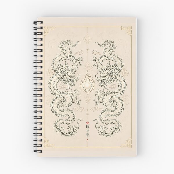 Item preview, Tran Dynasty Dragon: Two Dragons Flanking The Moon #1 designed and sold by Rising Drake.