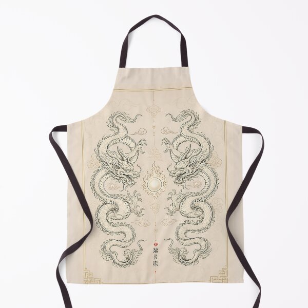 Item preview, Tran Dynasty Dragon: Two Dragons Flanking The Moon #1 designed and sold by Rising Drake.
