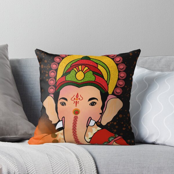 Item preview, Lord Ganesha digital art  designed and sold by CanvasCharmHub.