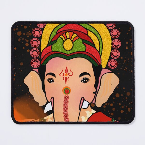Item preview, Lord Ganesha digital art  designed and sold by CanvasCharmHub.