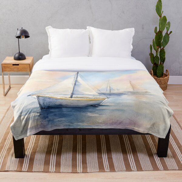 Artikelvorschau, Beruhigender Aquarell-Seestern auf weichem Hintergrund entworfen und verkauft von PandaTShirtShop.