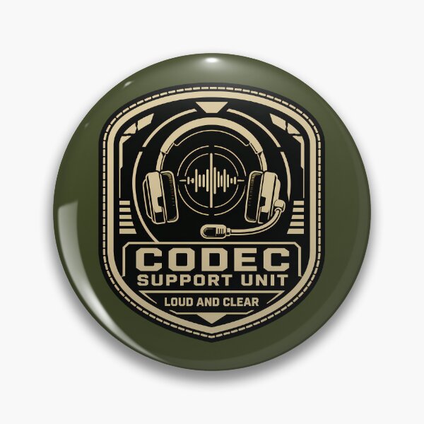 Item preview, Codec Support Technician Patch designed and sold by agearb.