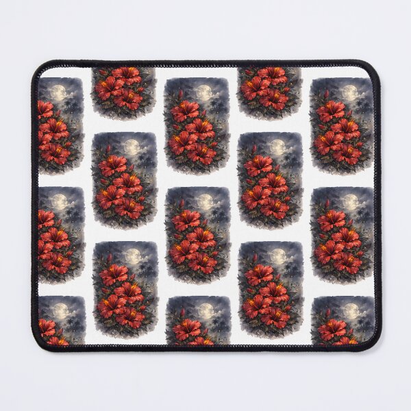 Item preview, Copy of Halloween Coral Hibiscus | Tropical Botanical Watercolor designed and sold by Nolmo.