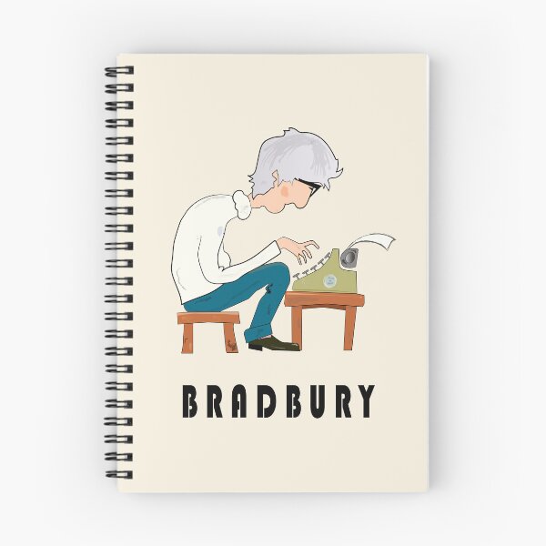 Item preview, Ray Bradbury – Writer at the Typewriter | Literary & Sci-Fi Design designed and sold by FULLER FACTORY.