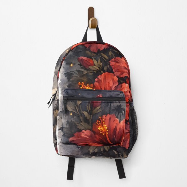 Item preview, Copy of Halloween Coral Hibiscus | Tropical Botanical Watercolor designed and sold by Nolmo.