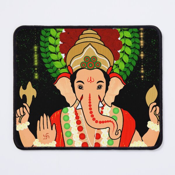 Item preview, Lord Ganesha digital art  designed and sold by CanvasCharmHub.