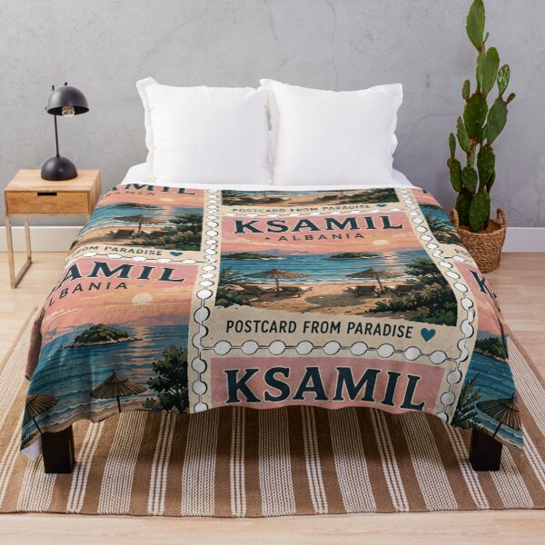 Item preview, Ksamil Stamp designed and sold by yunamaliskova.