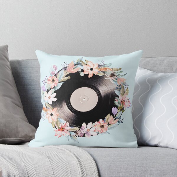 Item preview, Disco vinyl retro flower sticker designed and sold by DesignPMG.