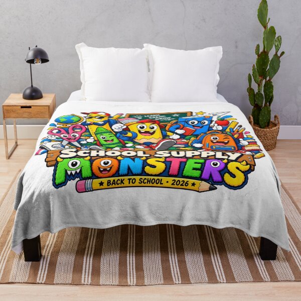 Item preview, School Supply Monsters – Cute Back to School Design for Kids designed and sold by karamram.