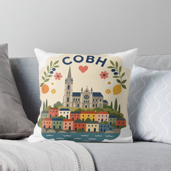 Item preview, Cobh Ireland Travel Souvenir Modern Folk Art designed and sold by VisualArtsOasis.