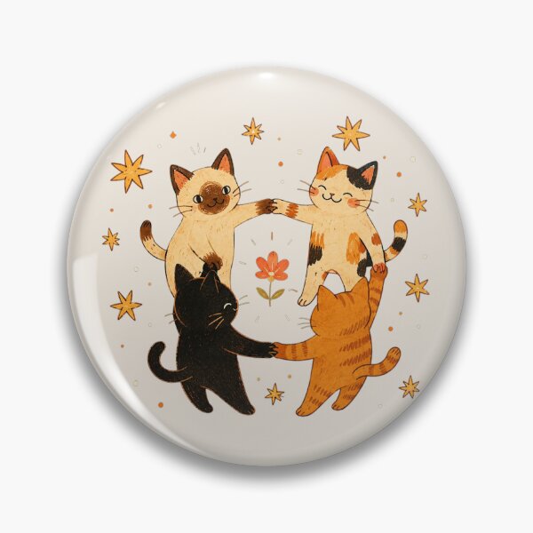 Item preview, Vintage Cat, Cute Dancing Cats, Cat Lover, Cottagecore Cat, Washed, Cute Aesthetic designed and sold by Quiajia.