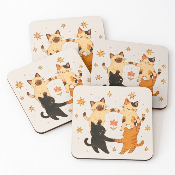 Item preview, Vintage Cat, Cute Dancing Cats, Cat Lover, Cottagecore Cat, Washed, Cute Aesthetic designed and sold by Quiajia.
