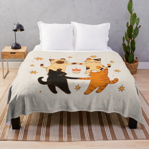 Item preview, Vintage Cat, Cute Dancing Cats, Cat Lover, Cottagecore Cat, Washed, Cute Aesthetic designed and sold by Quiajia.