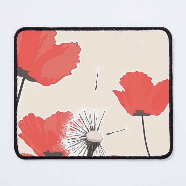 Item preview, Red Poppies Floral Art Print designed and sold by Studio pod Burom.