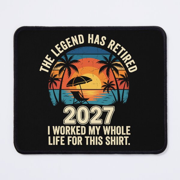 Item preview, The Legend Has Retired 2027 Retirement Gift Funny Retiree designed and sold by Doodleoub.