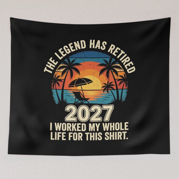 Item preview, The Legend Has Retired 2027 Retirement Gift Funny Retiree designed and sold by Doodleoub.