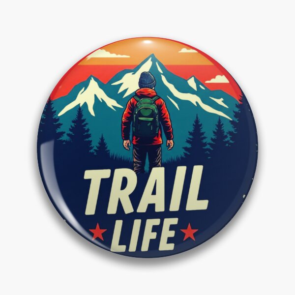 Artikelvorschau, Trail Life Wanderabzeichen – Mountain Explorer Outdoor Design entworfen und verkauft von GabeMountainArt.