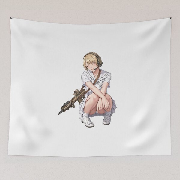 Item preview, Tactical School Girl - Anime Special Ops designed and sold by RAWLIFEGRAPHIC.