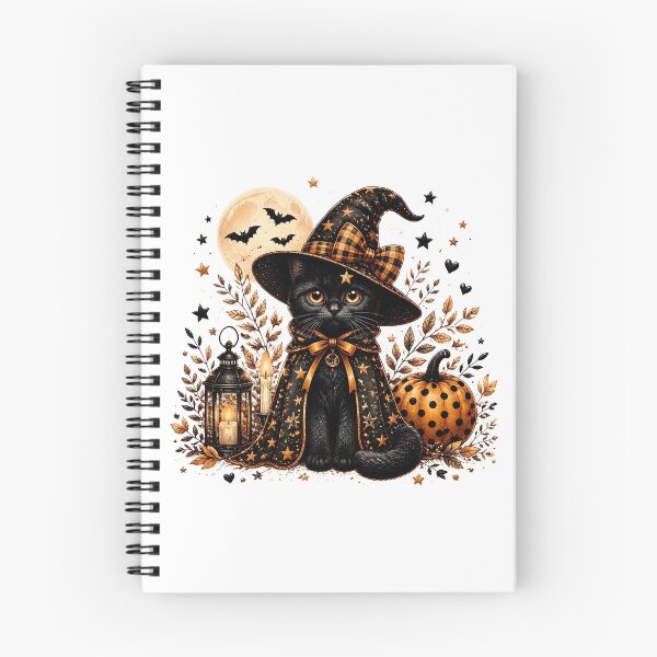 Item preview, Cute Black Cat Ghost Halloween Leopard Print Bow Costume designed and sold by AlongTimber.