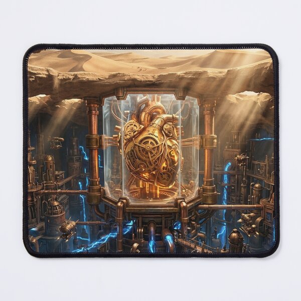 Item preview, Heart of the Machine — Steampunk City Beneath the Sands designed and sold by RoyArt0.