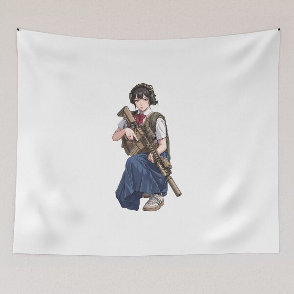 Item preview, Tactical School Girl - Anime Special Ops designed and sold by RAWLIFEGRAPHIC.