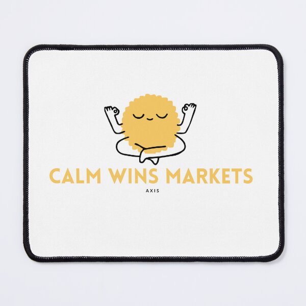 Item preview, Calm Wins Markets – Trading Mindset Typography Design for Traders, Investors & Day Traders designed and sold by AXIS-EQUILIBRIO.