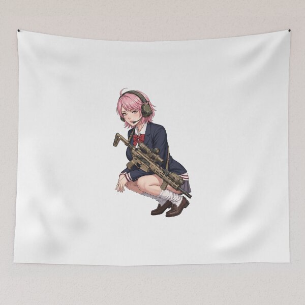Item preview, Tactical School Girl - Anime Special Ops designed and sold by RAWLIFEGRAPHIC.
