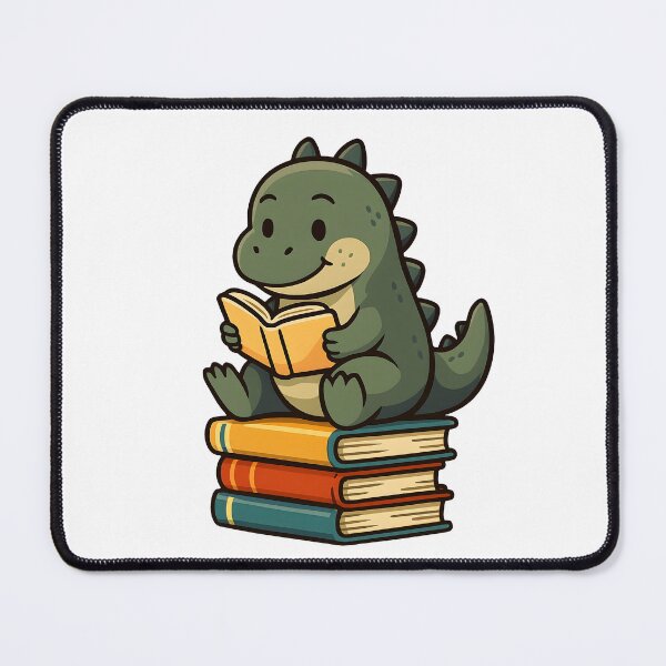 Item preview, Cute T-Rex Dinosaur Reading Books designed and sold by Photo-Sphere101.
