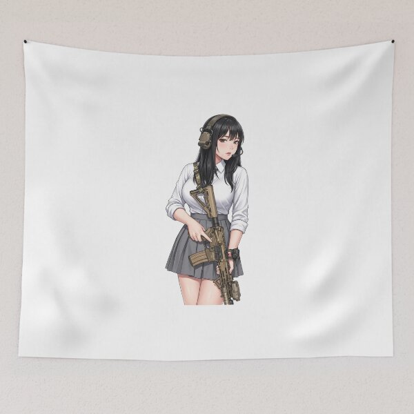 Item preview, Tactical School Girl - Anime Special Ops designed and sold by RAWLIFEGRAPHIC.