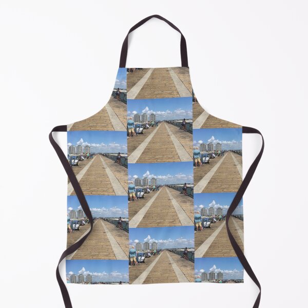 Item preview, Crowded Wooden Fishing Pier Art Print designed and sold by KaleChub.