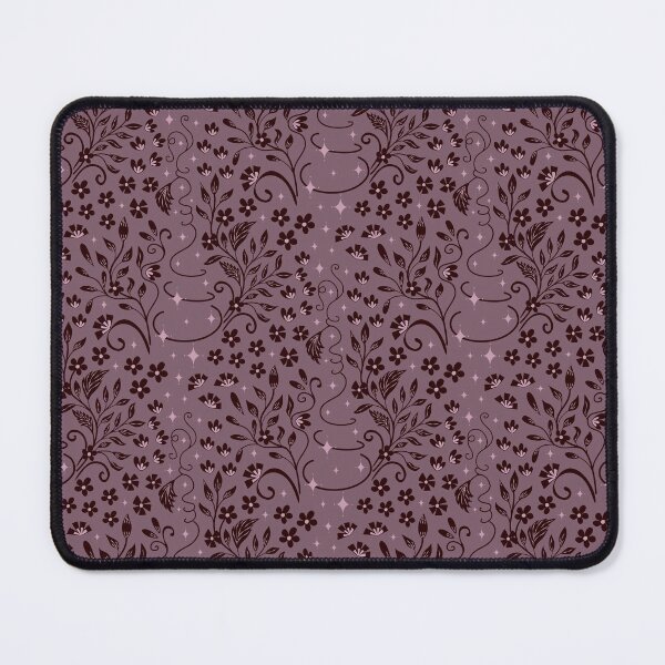 Item preview, Dark Purple Flower Pattern with Stars designed and sold by Kozee.