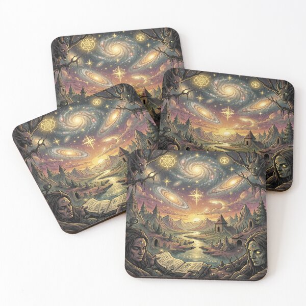 Item preview, Psychedelic Fantasy Journey – Cosmic Light & Mystic Symbols designed and sold by FotoworldEdel.