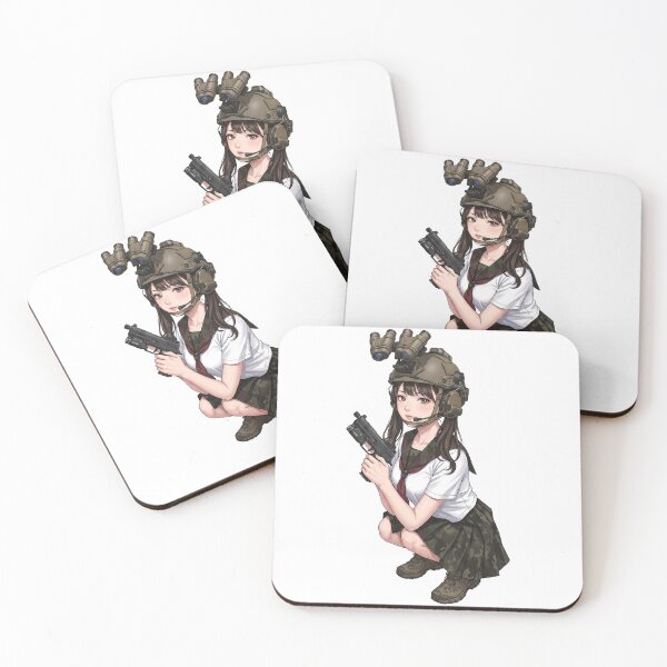 Item preview, Tactical School Girl - Anime Special Ops designed and sold by RAWLIFEGRAPHIC.