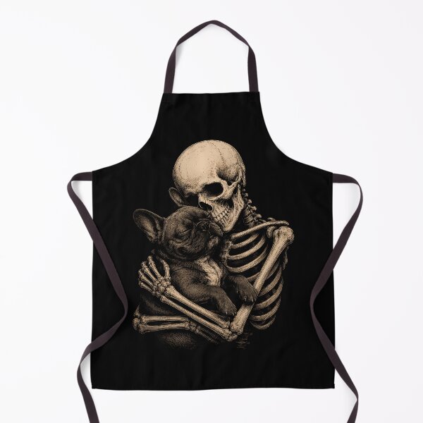 Item preview, Skeleton and French Bulldog Embrace Design Halloween designed and sold by rafaeltto.