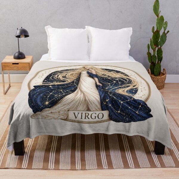 Item preview, Virgo Zodiac Goddess Celestial Astrology Art PNG designed and sold by MythicMood.