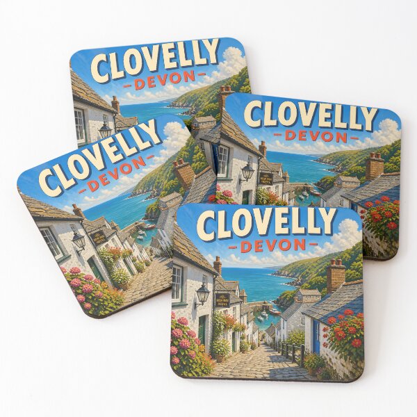 Item preview, Clovelly, Devon - Scenic Travel Destinations designed and sold by LSVart.