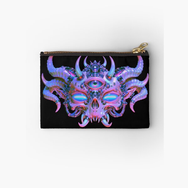 Item preview, Futuristic cyberpunk skull digital art designed and sold by folskullyz.