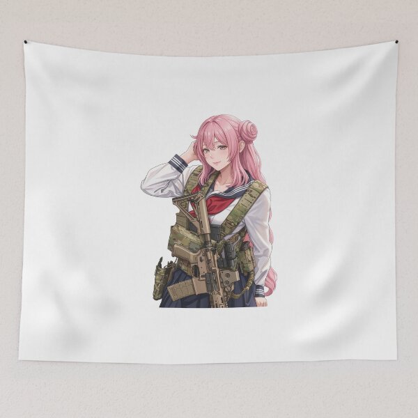 Item preview, Tactical School Girl - Anime Special Ops designed and sold by RAWLIFEGRAPHIC.